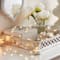 40ct. Warm White Silver Pearl LED String Lights by Ashland®
